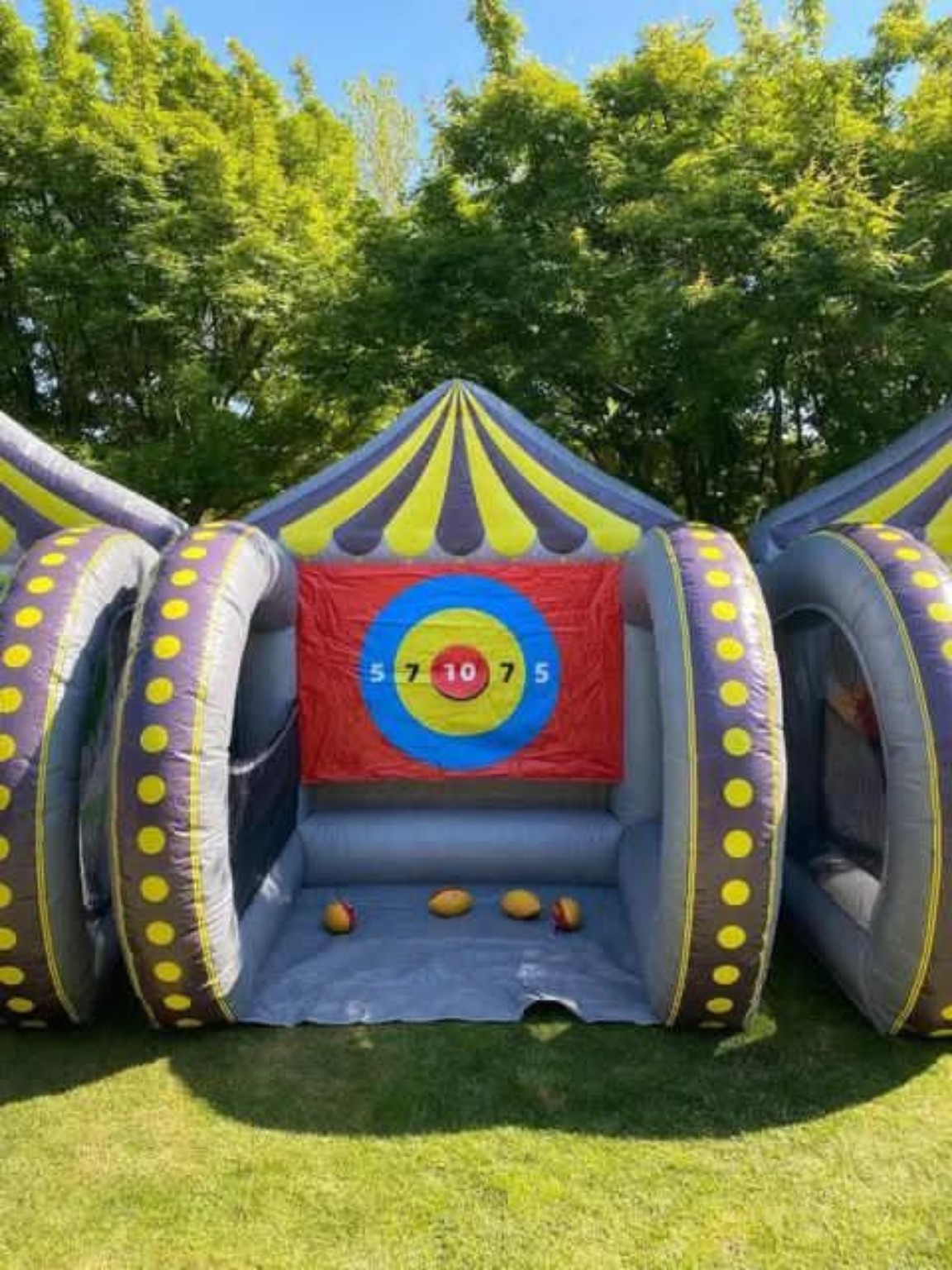 Inflatable AFL target practice party game